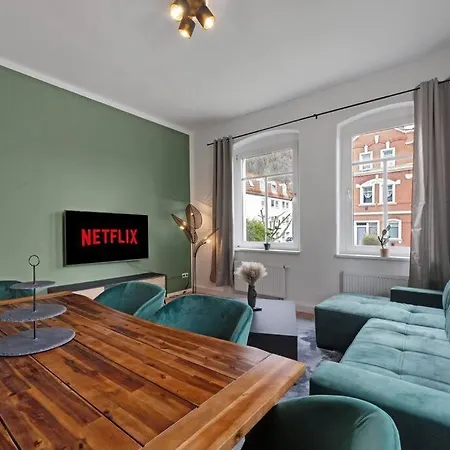 Unique Burgwart Wohlfuehl-suite - Naehe Dresden Apartamento Freital